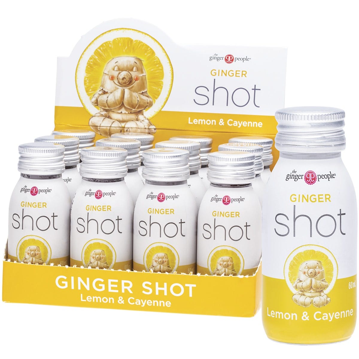 Ginger Shot Lemon & Cayenne 12x60ml