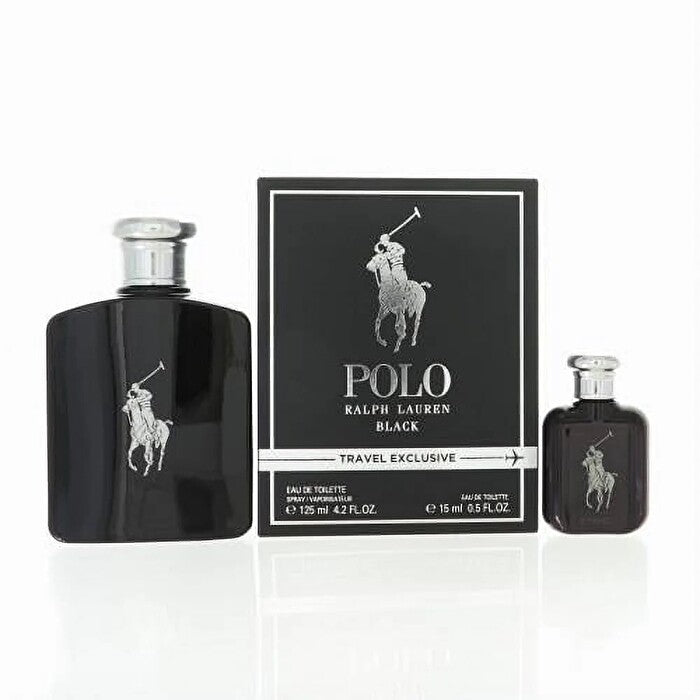 Ralph Lauren Polo Black Man Eau De Toilette 125ml & Eau De Toilette 15ml Travel Set