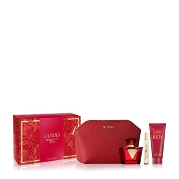 Guess Seductive Red Woman Set Eau De Toilette 75ml & Eau De Toilette 15ml & Bl 100ml + pouch