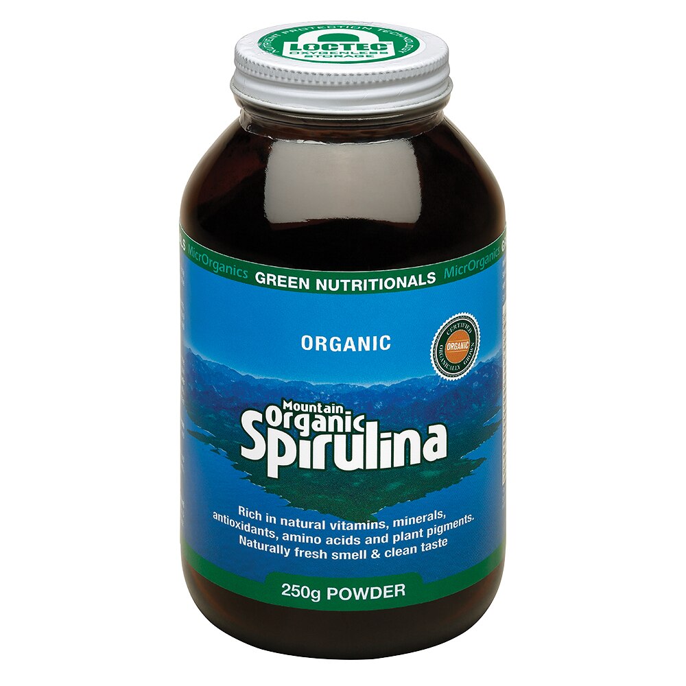 Green Nutritionals Org Spirulina Mountain Powder 250g