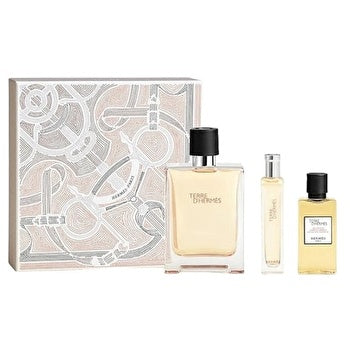 Hermes Terre D'hermes Man Eau De Toilette 100ml & Eau De Toilette 15ml & Hair & Body Sg 40ml Travel Set