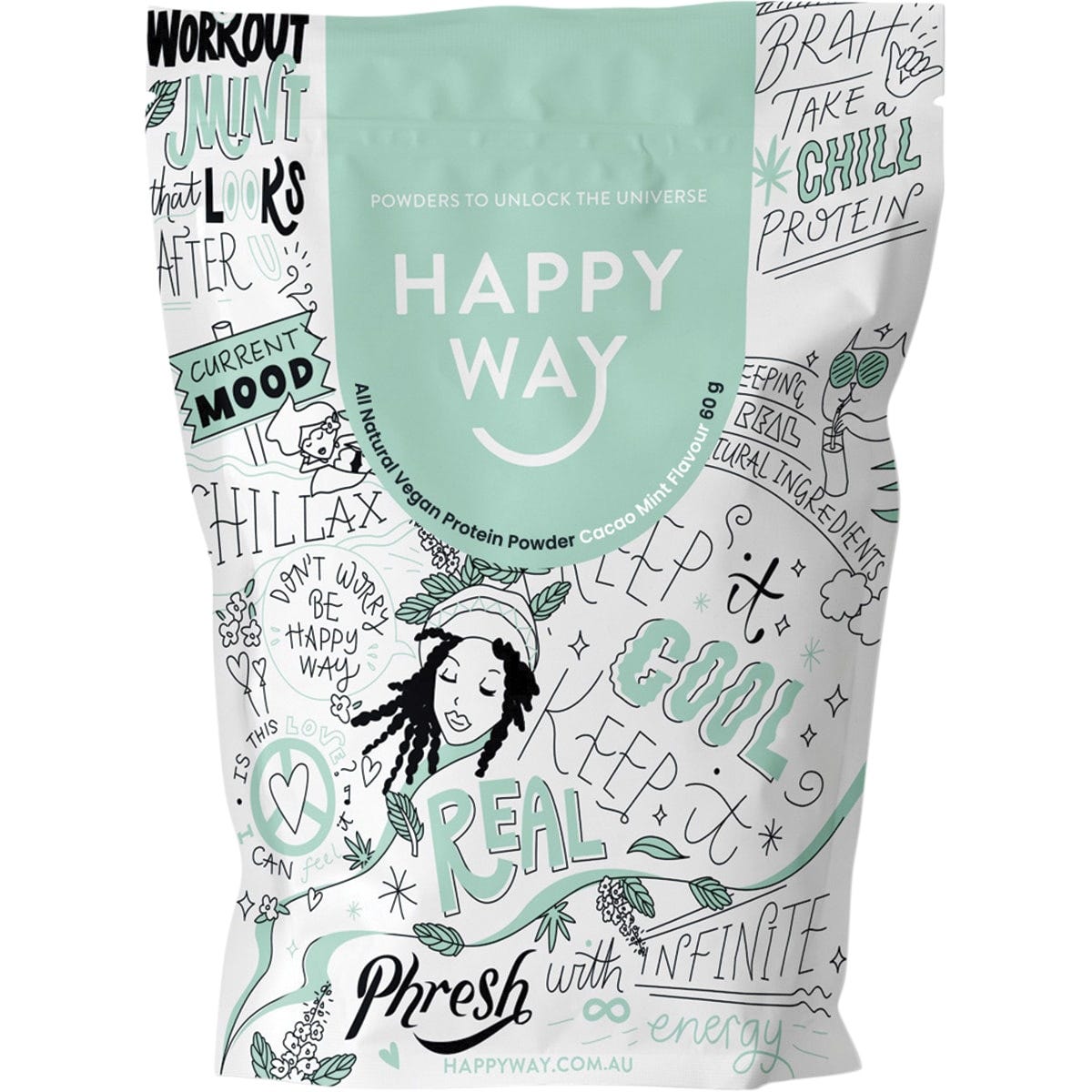 Hemp Protein Powder Cacao Mint 6x60g