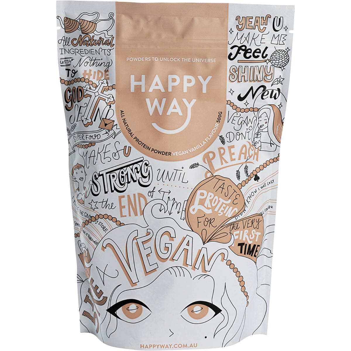 Pea Protein Powder Vanilla 500g
