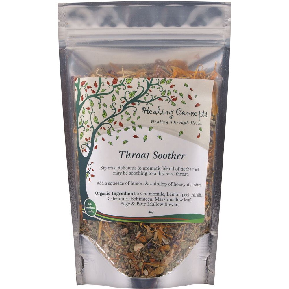 Healing Concepts Org Tea Blend Throat Soother 40g