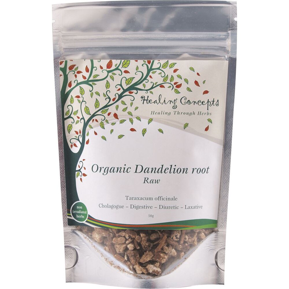Healing Concepts Org Tea Dandelion Root Raw 50g