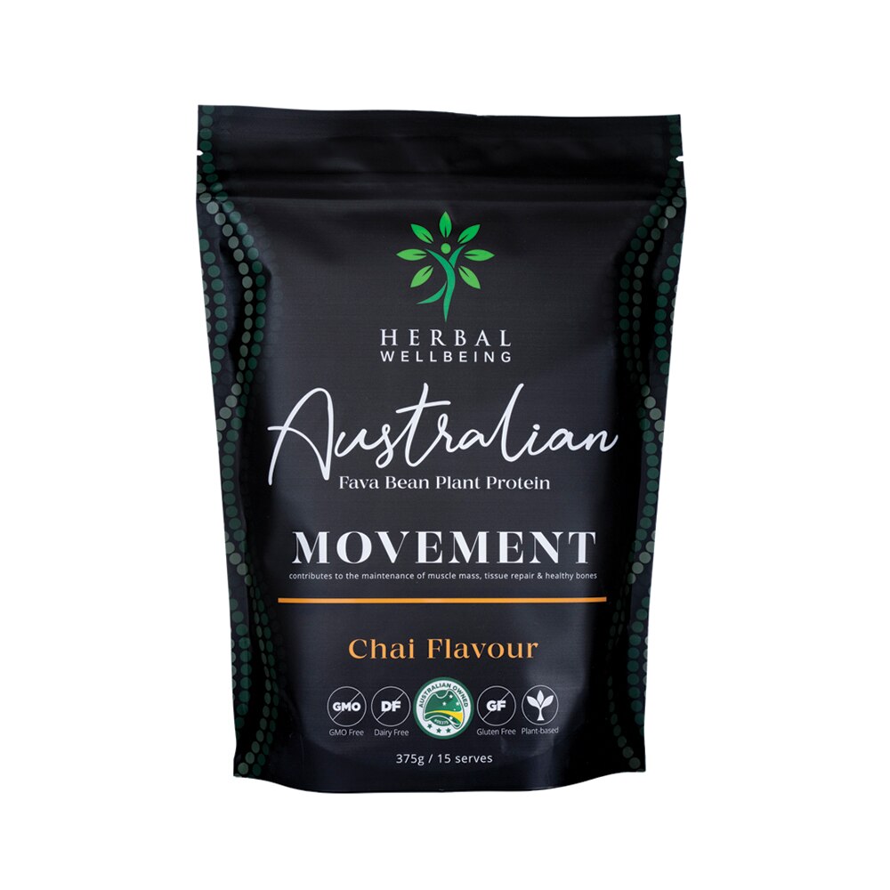 Herbal Wellbeing Plant Protein Movement Chai 375g