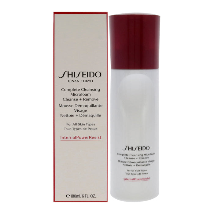 Shiseido Complete Cleansing Microfoam Internal Power Resist 180ml Face Cleanser