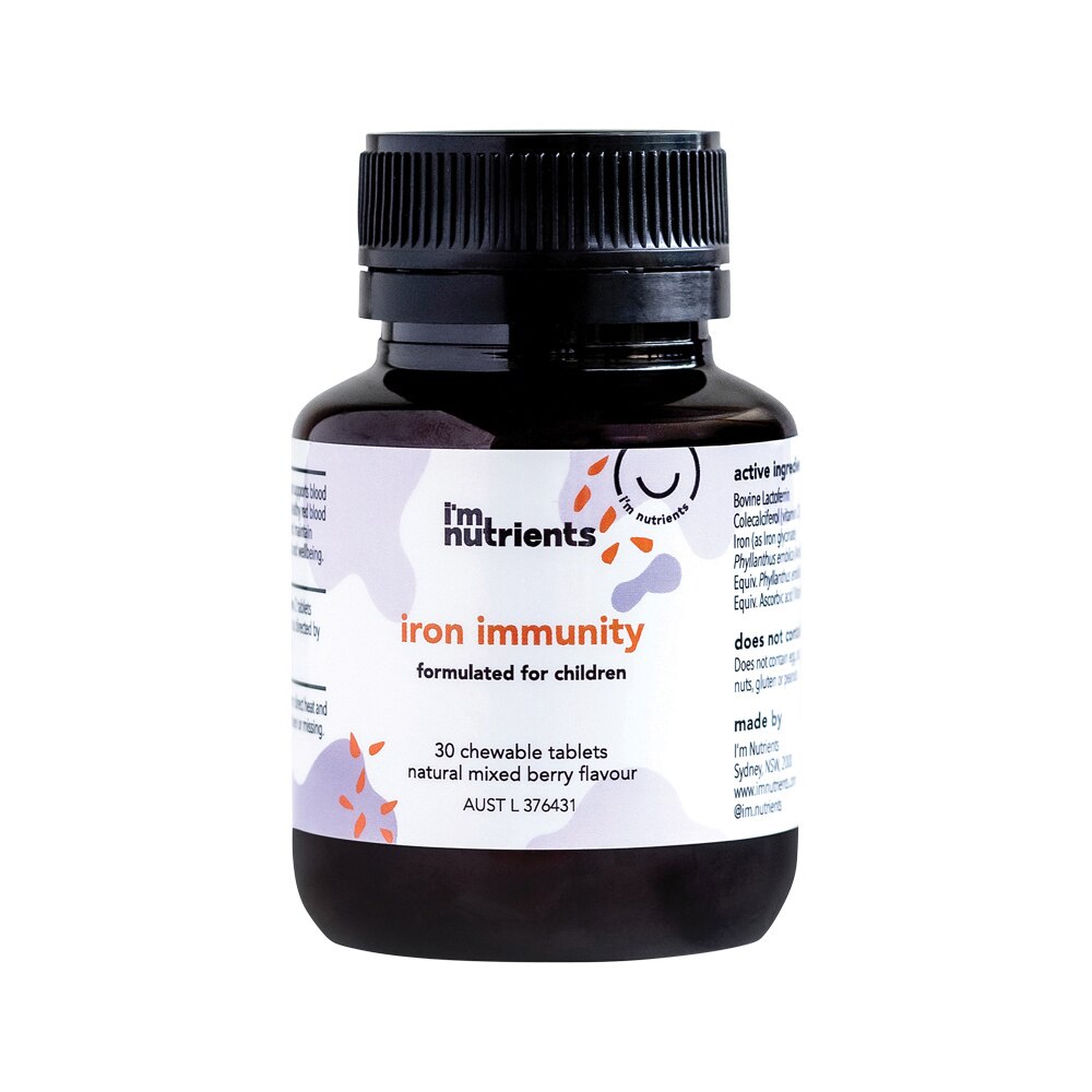 I'm Nutrients Iron Immunity Chewable 30t
