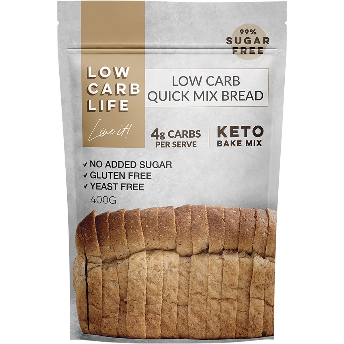 Low Carb Quick Mix Bread Keto Bake Mix 400g