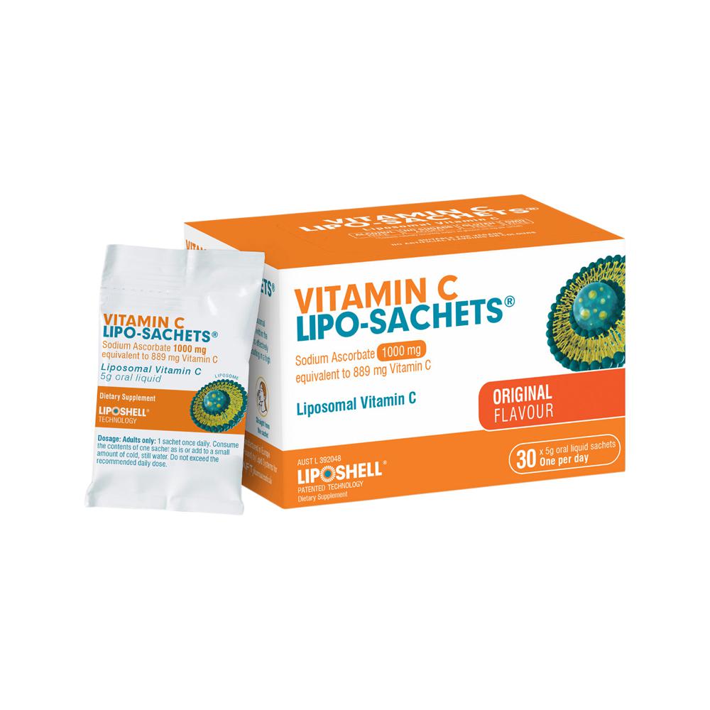 Lipo-sachets Vitamin C Original Oral Liquid Sachets 5g X 30 Pack