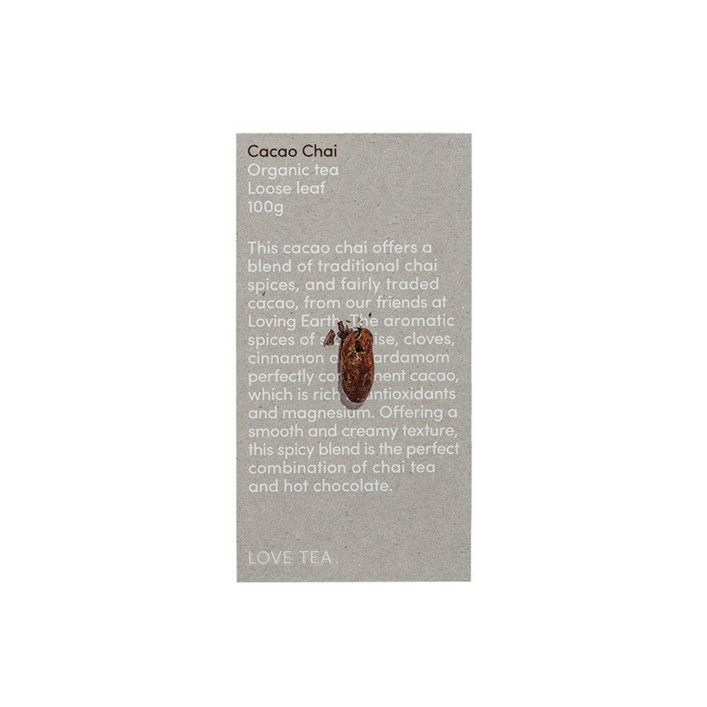 Love Tea Organic Cacao Chai Loose Leaf 100g