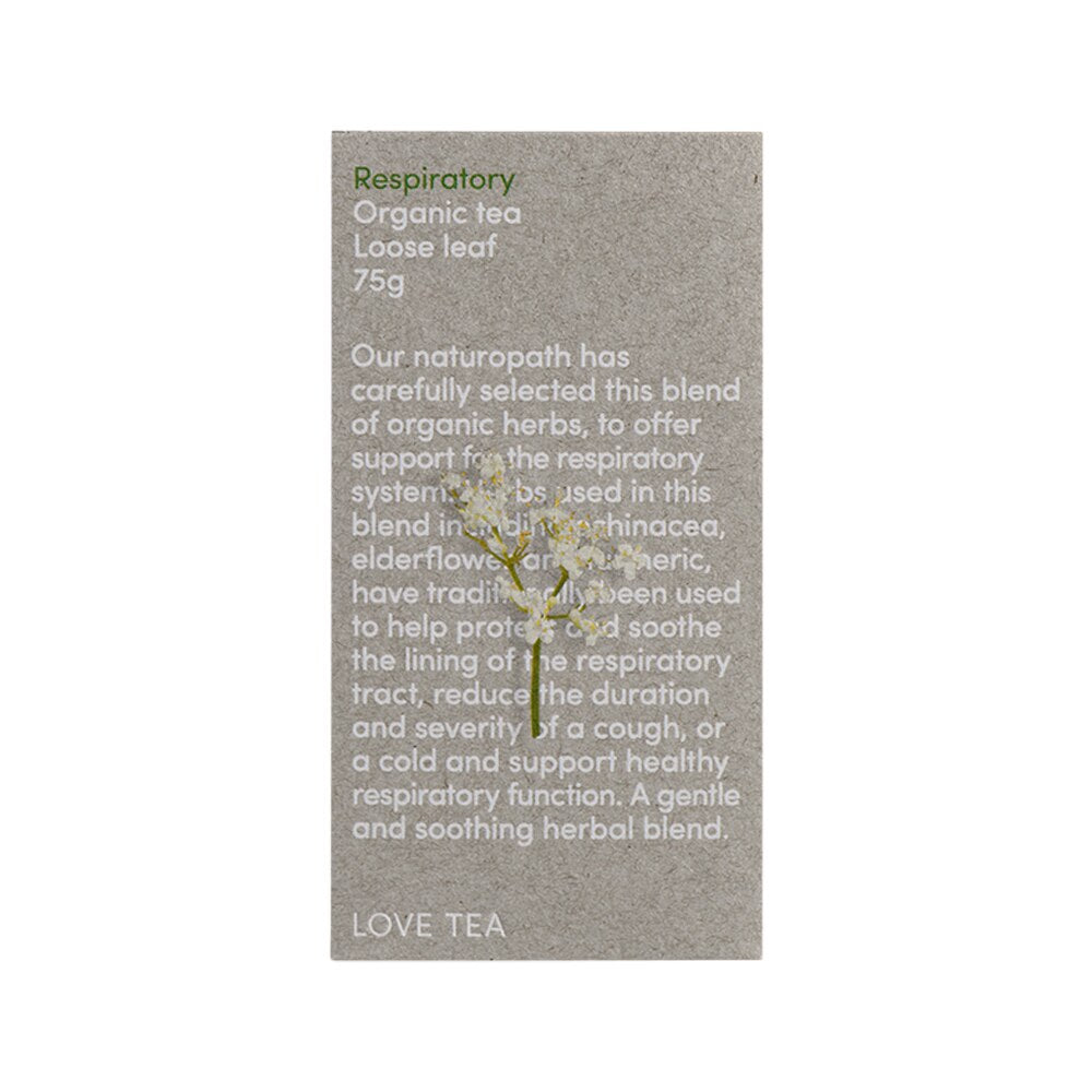 Love Tea Organic Respiratory Loose Leaf 75g