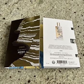 Memo Graines Vagabondes Corfu Unisex Eau De Parfum 1.5ml Vials
