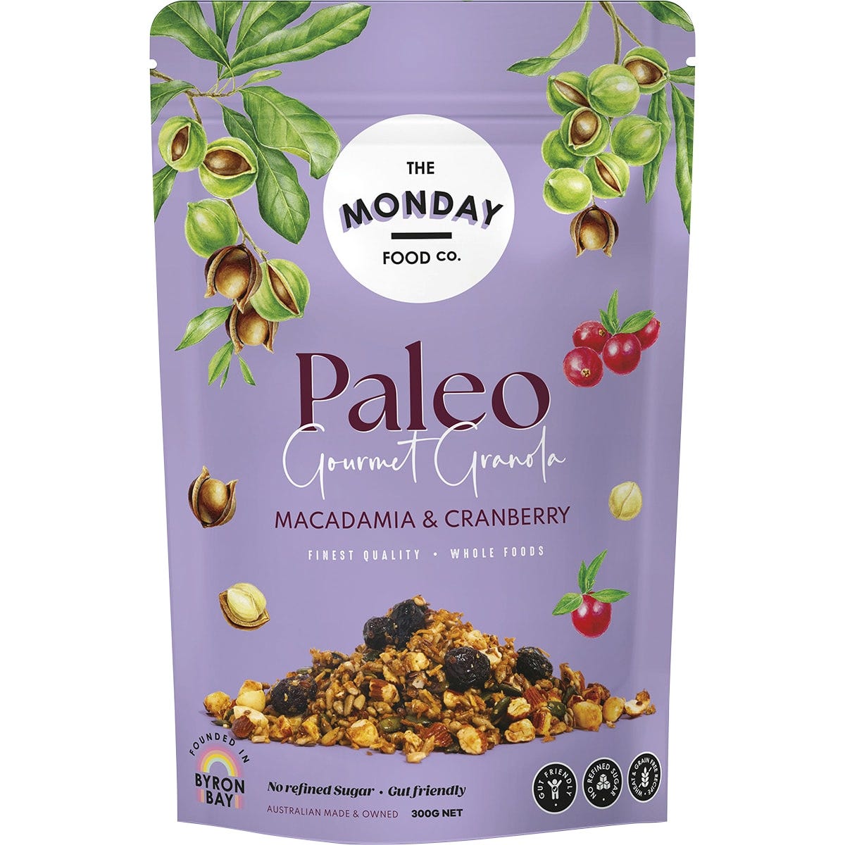 Paleo Gourmet Granola Macadamia & Cranberry 300g