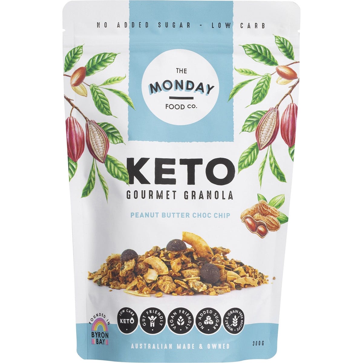 Keto Gourmet Granola Peanut Butter Chocolate Chip 300g