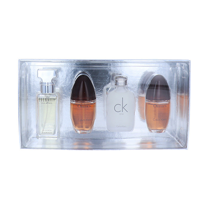 Calvin Klein Woman Mini Set Eau De Parfum 4x 15ml (obsession & Eternity & Obsession) & (edt Ck One)