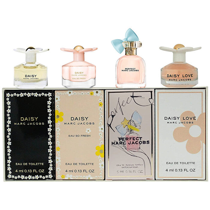 Marc Jacobs Woman Mini Set Eau De Toilette 3x 4ml (daisy Love & Daisy Eau So Fresh & Daisy) & Perfect Eau De Parfum 5ml
