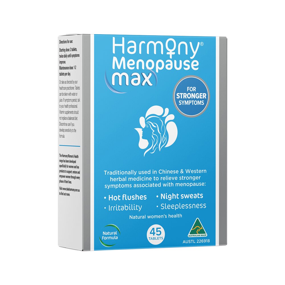 Martin Pleasance Harmony Menopause Max 45t
