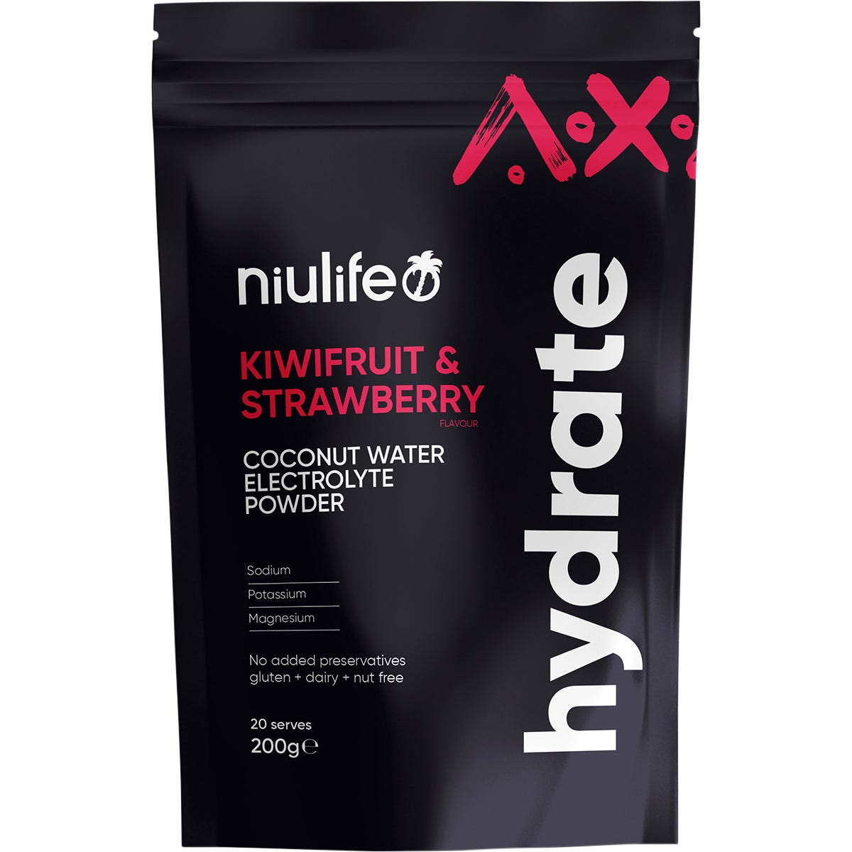 Hydrate Electrolyte Powder Kiwifruit & Strawberry 200g