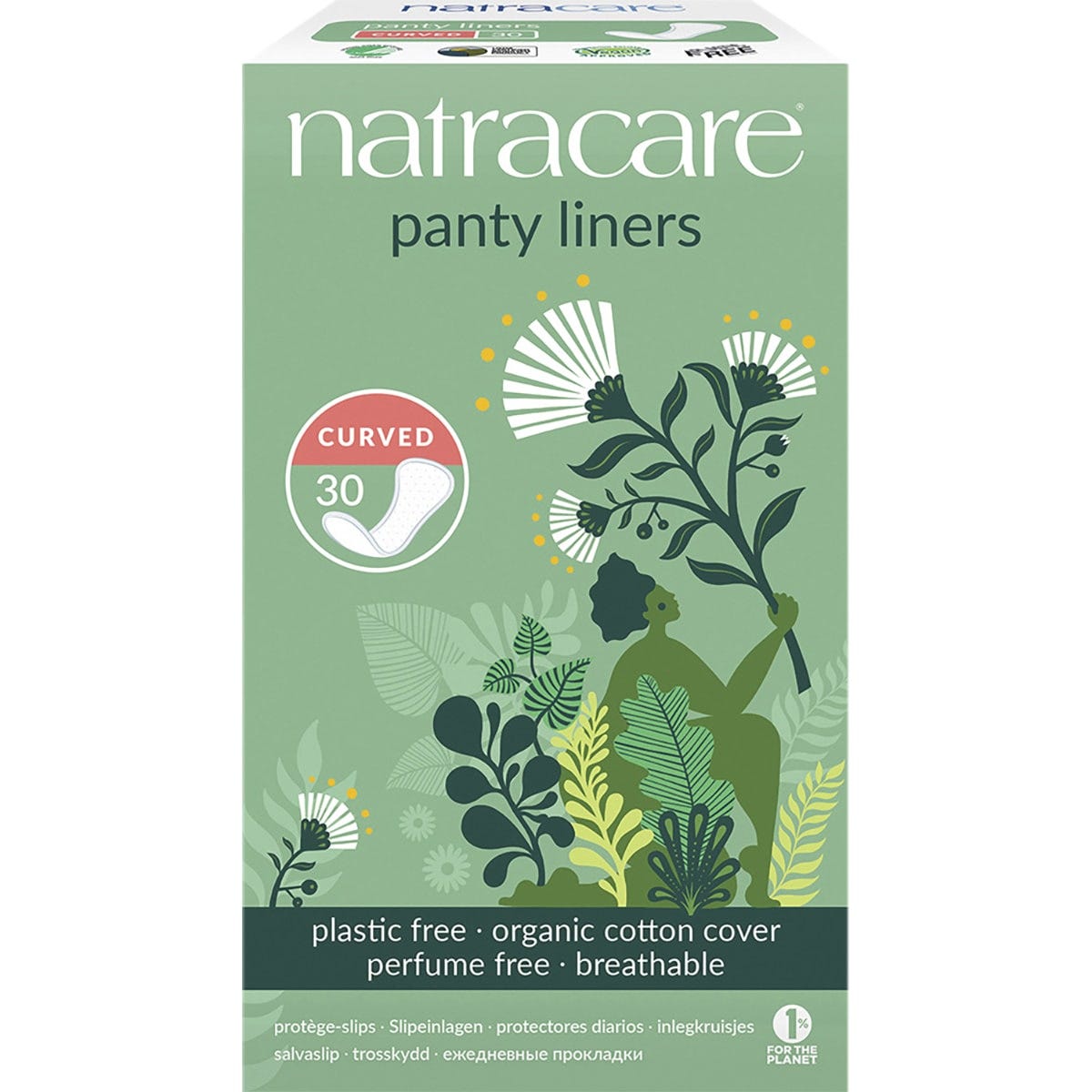 Panty Liners Curved 30pk
