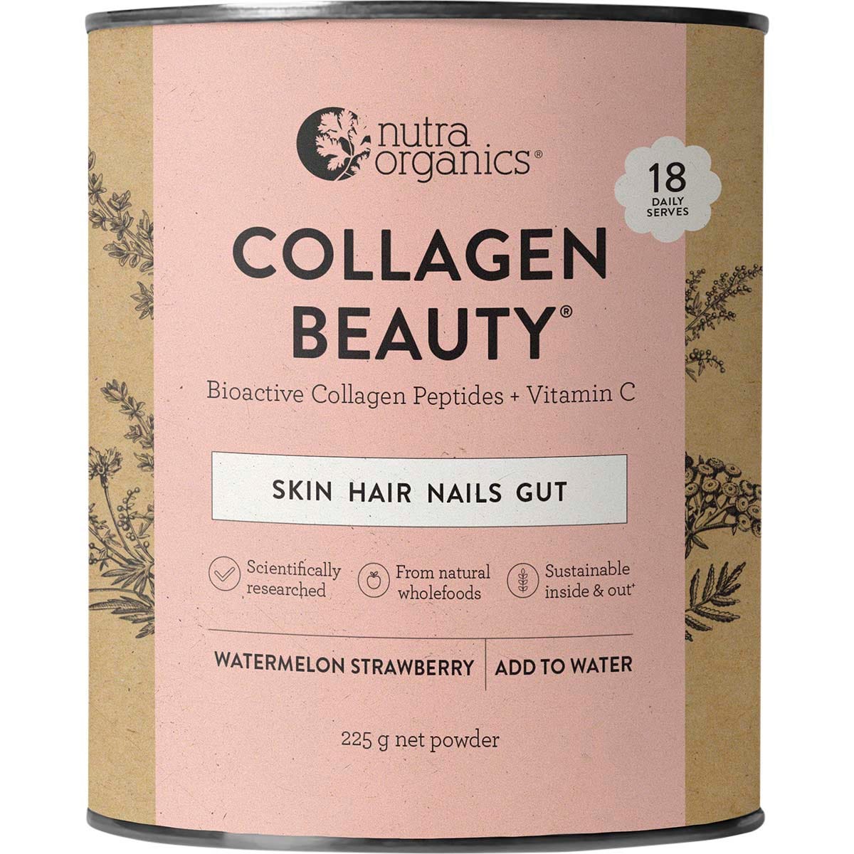 Collagen Beauty Watermelon Strawberry 225g