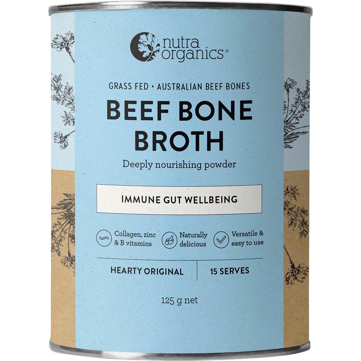 Beef Bone Broth Hearty Original 125g