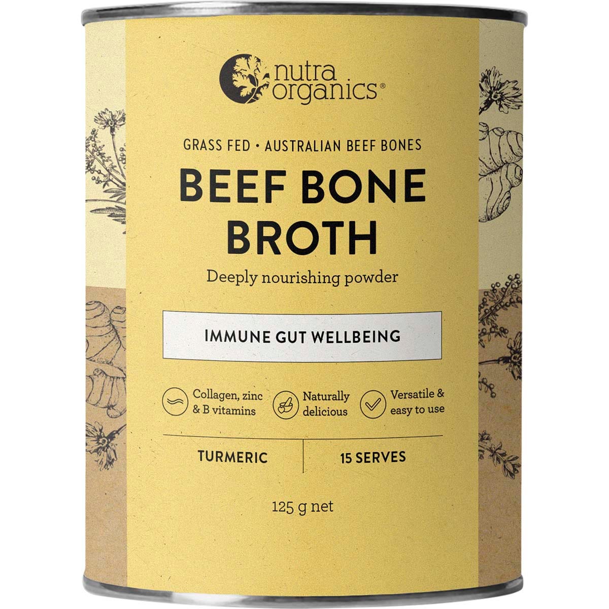 Beef Bone Broth Turmeric 125g