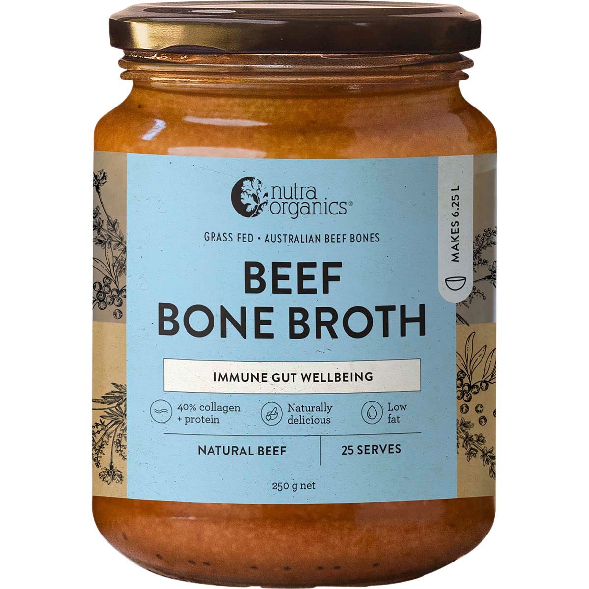 Beef Bone Broth Concentrate Natural Beef 250g