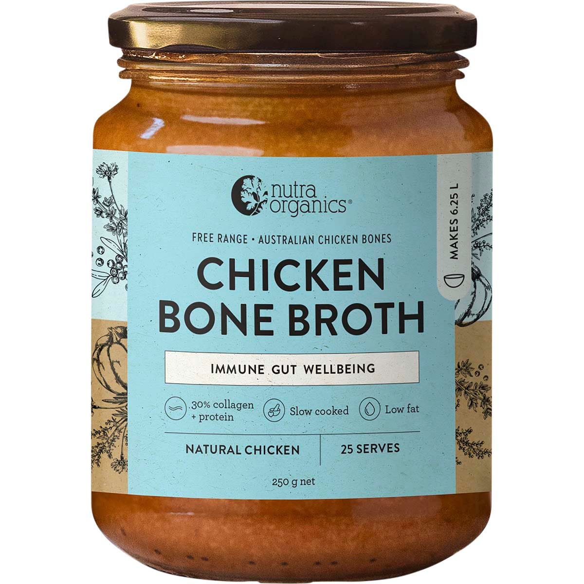 Chicken Bone Broth Concentrate Natural 250g