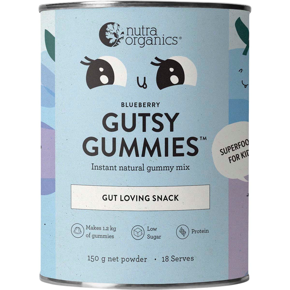 Gutsy Gummies Blueberry 150g