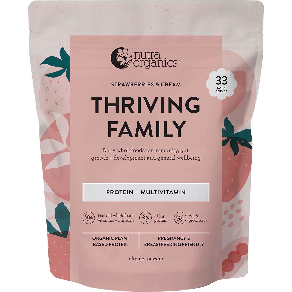 Thriving Family Strawberries & Cream 1kg