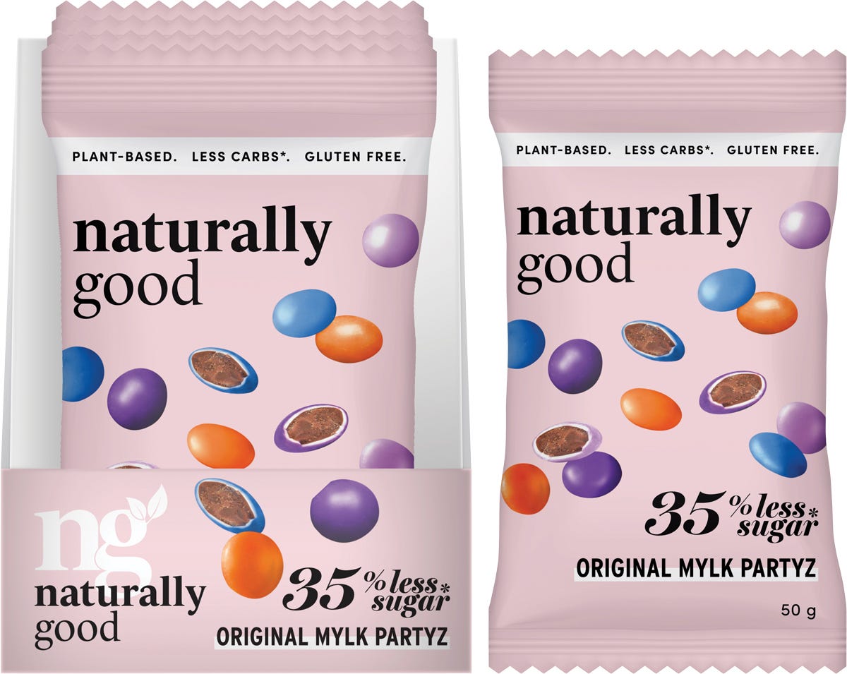 Original Mylk Partyz 35% less sugar 10x50g
