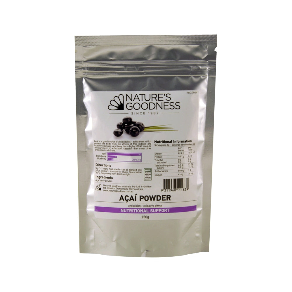 Nat Goodness Acai Powder 150g