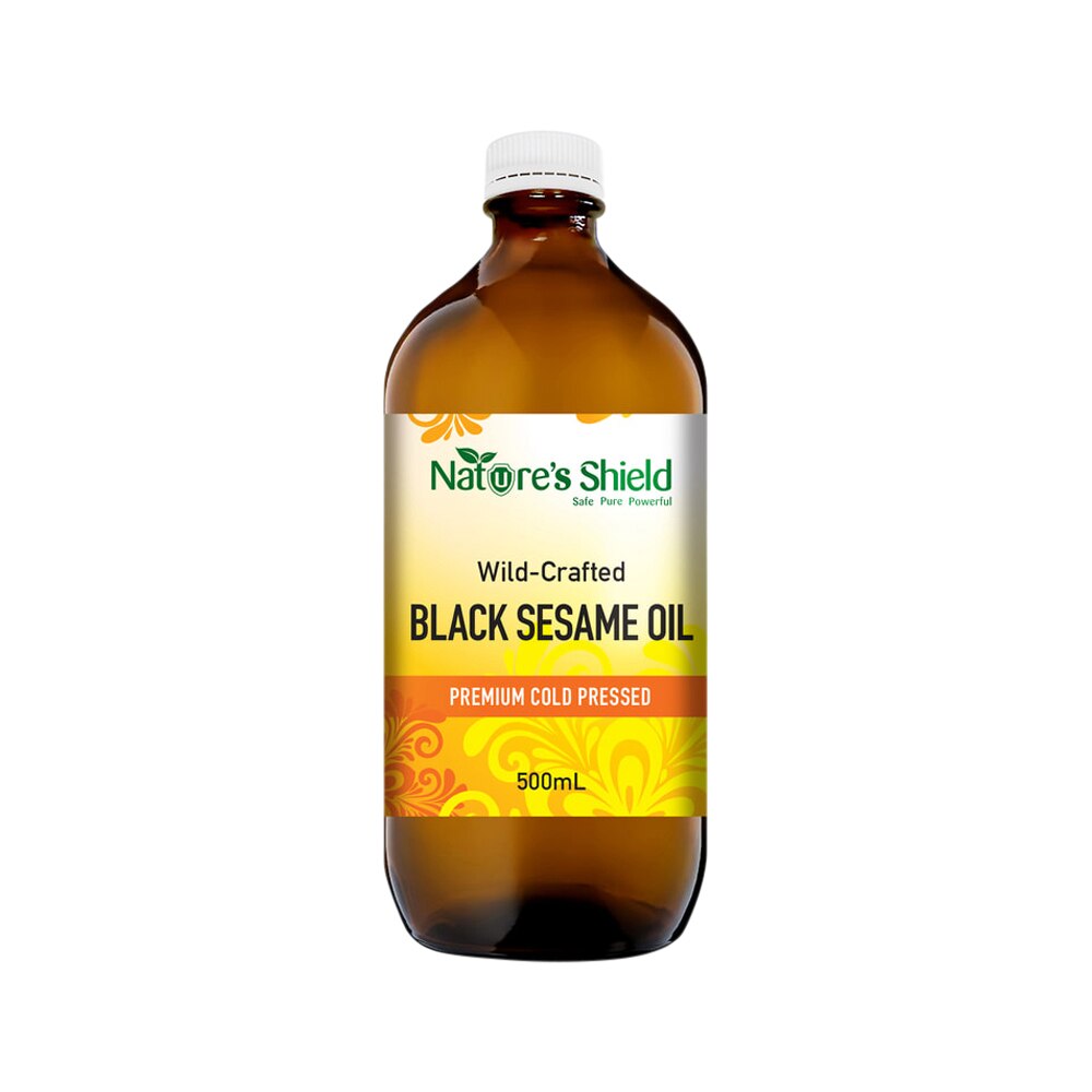 Nature's Shield Wild Crafted Black Sesame Oil 500ml