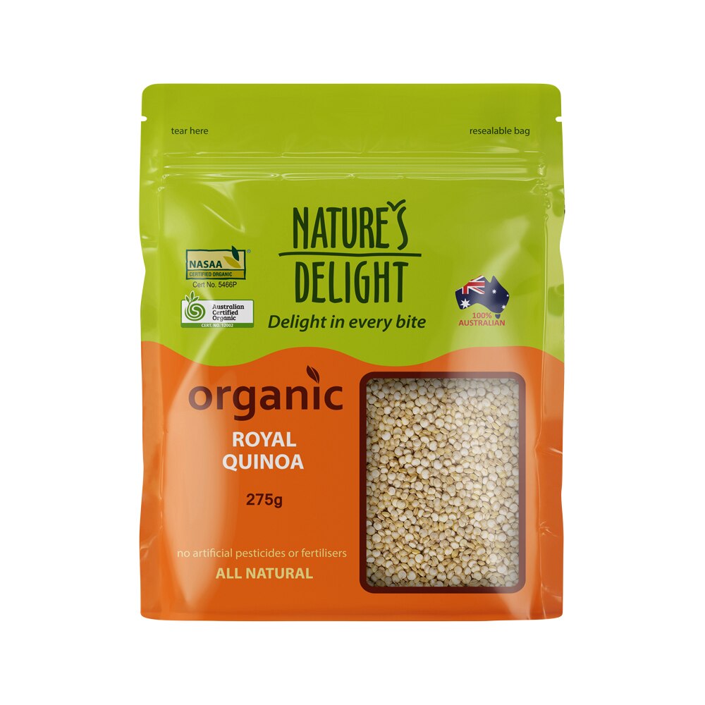 Natures Delight Organic Quinoa Royal 275g