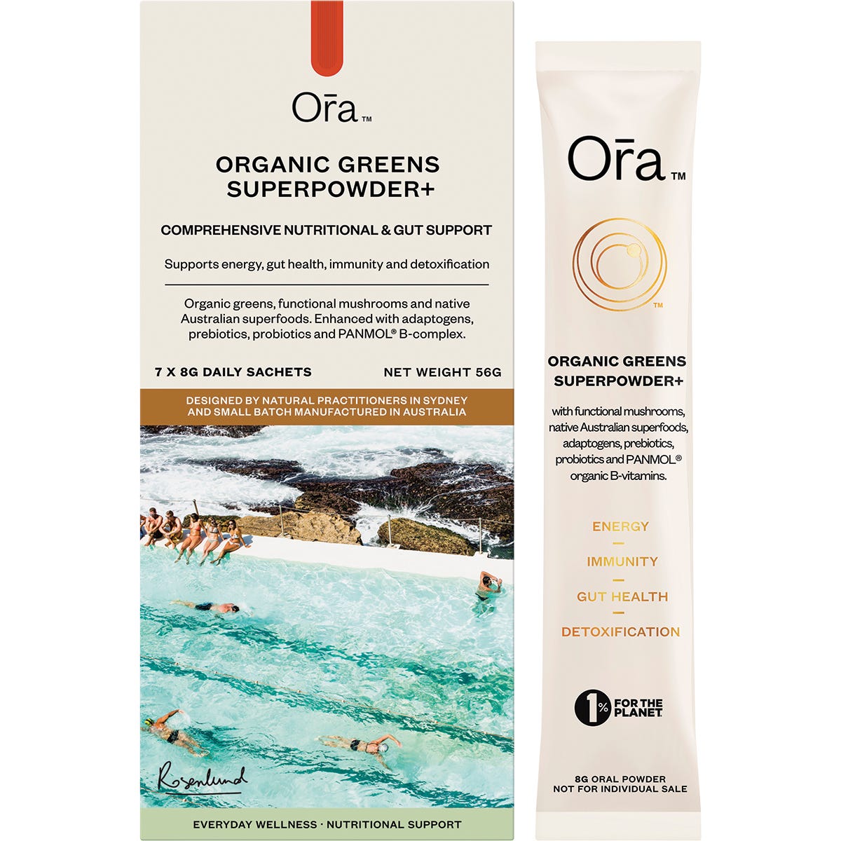 Organic Greens Superpowder+ Daily Sachets 7x8g
