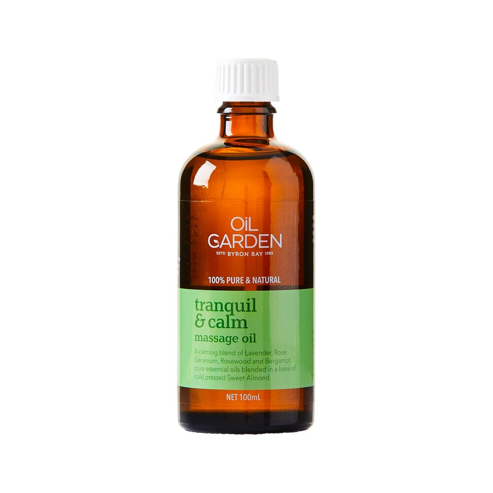 Oil Garden Massage Oil Blend Tranquil Calm 100ml