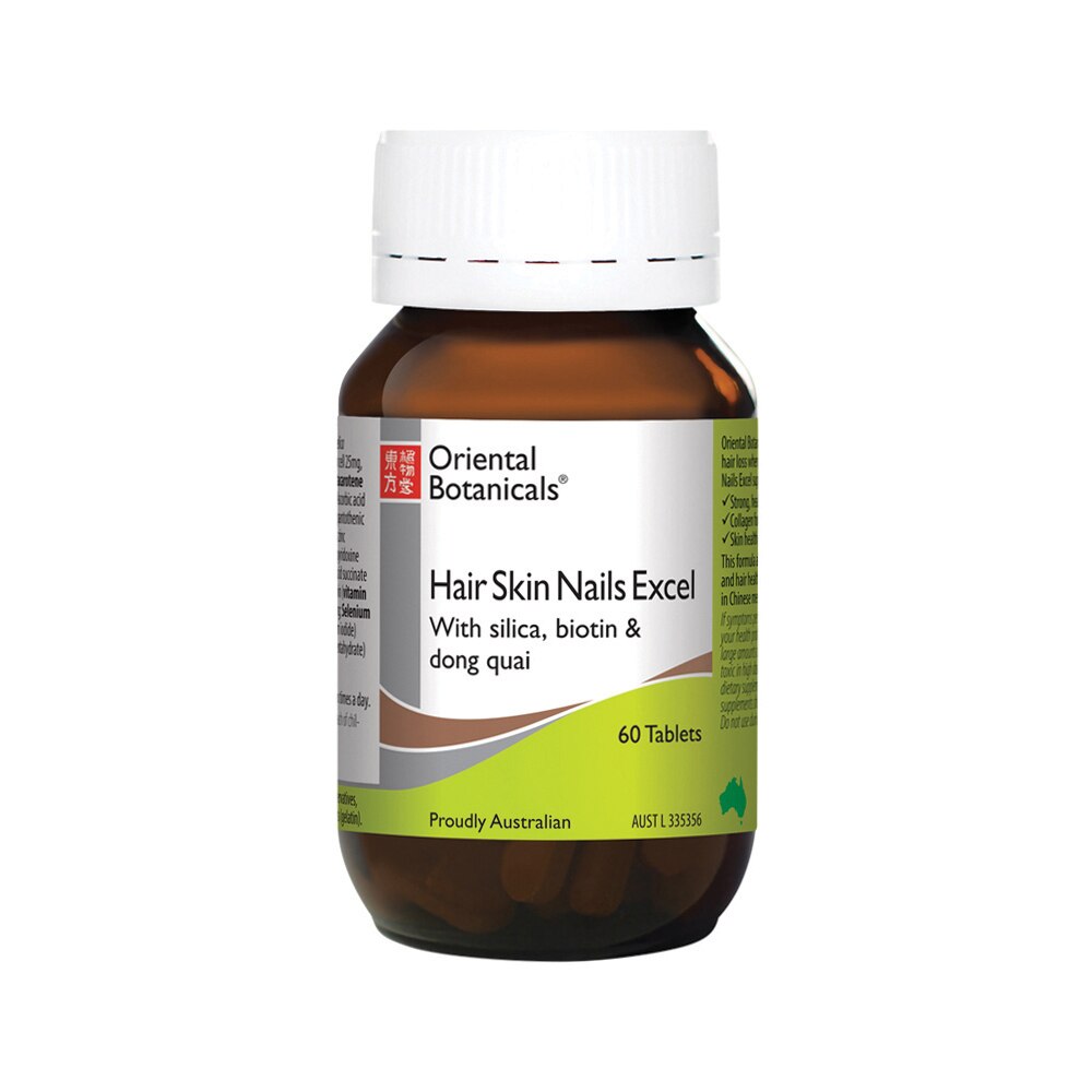Oriental Botanicals Hair Skin Nails Excel 60t