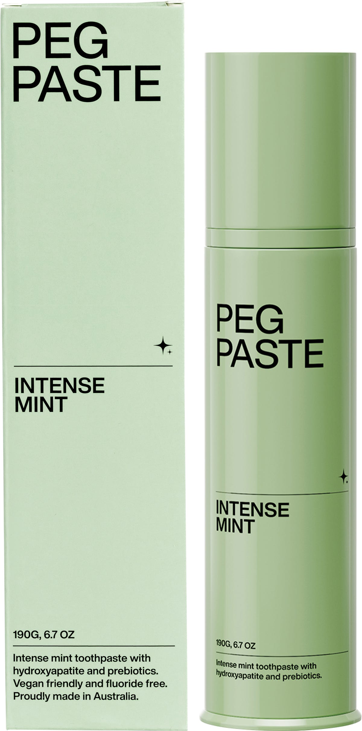 Natural Toothpaste with Hydroxyapatite Intense Mint 190g