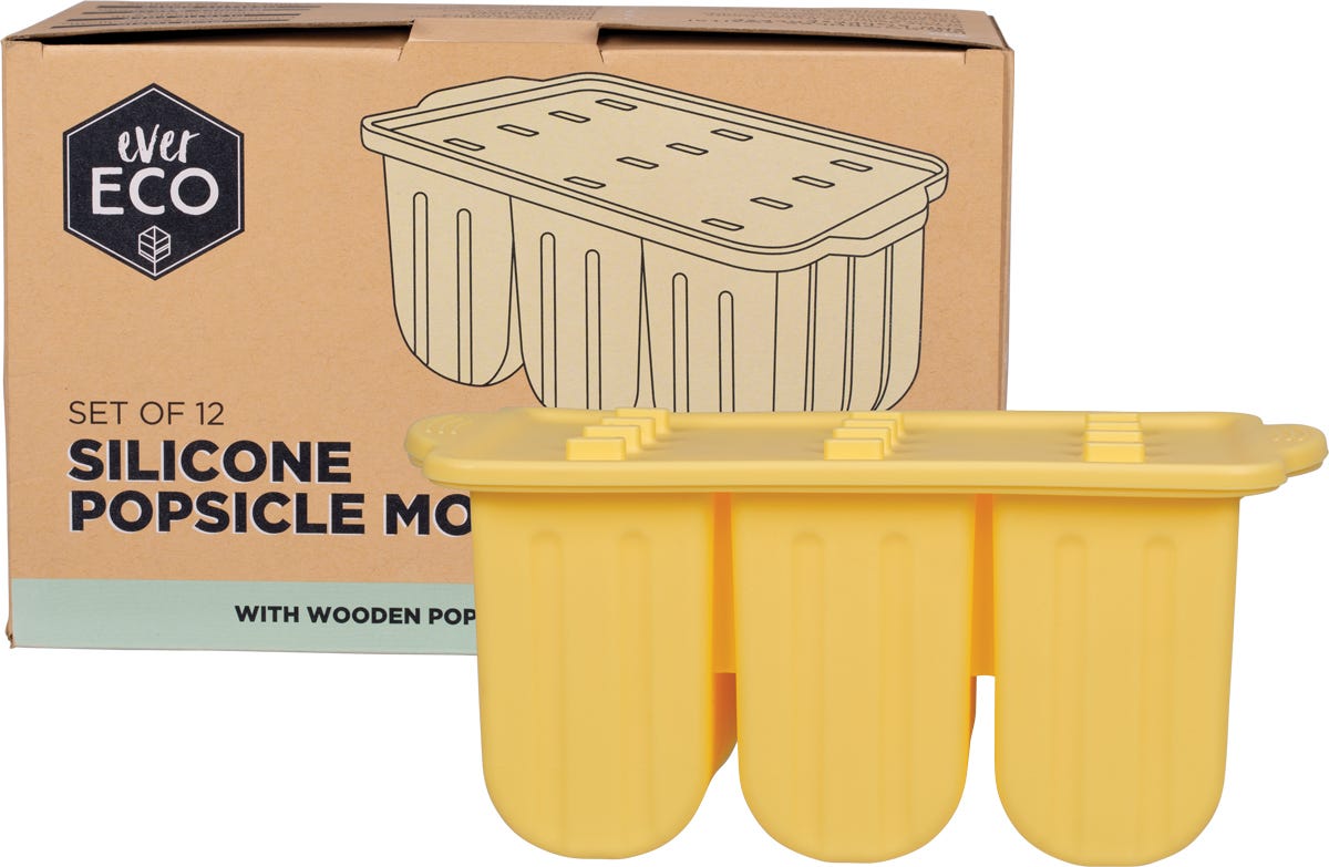 Silicone Popsicle Moulds Tray of 12