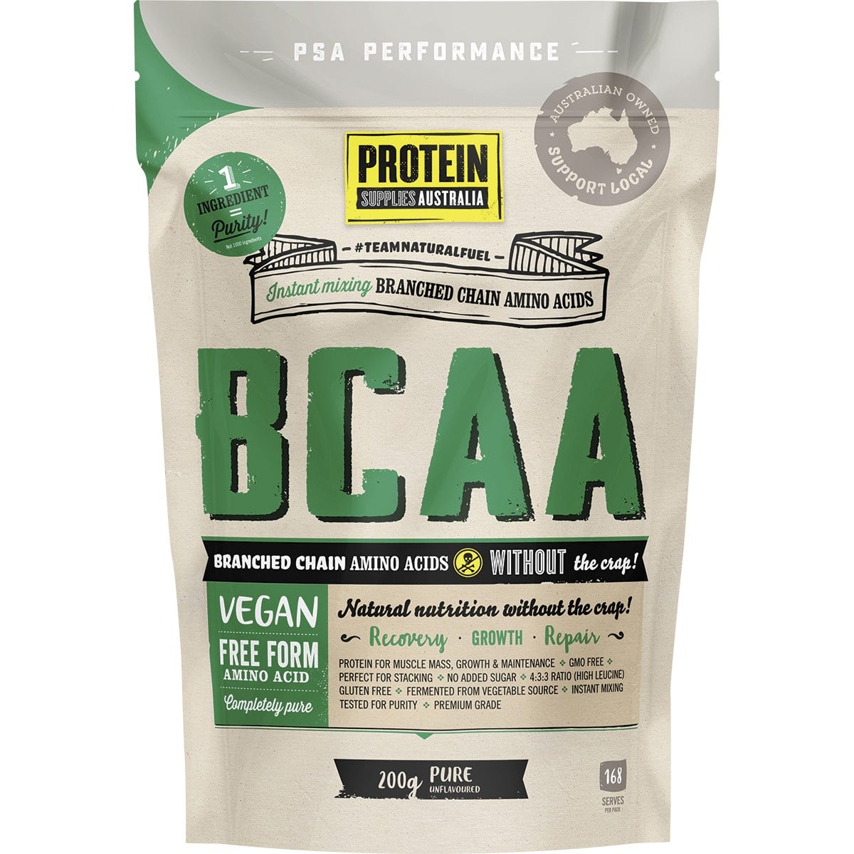 Branched Chain Amino Acids Pure 200g
