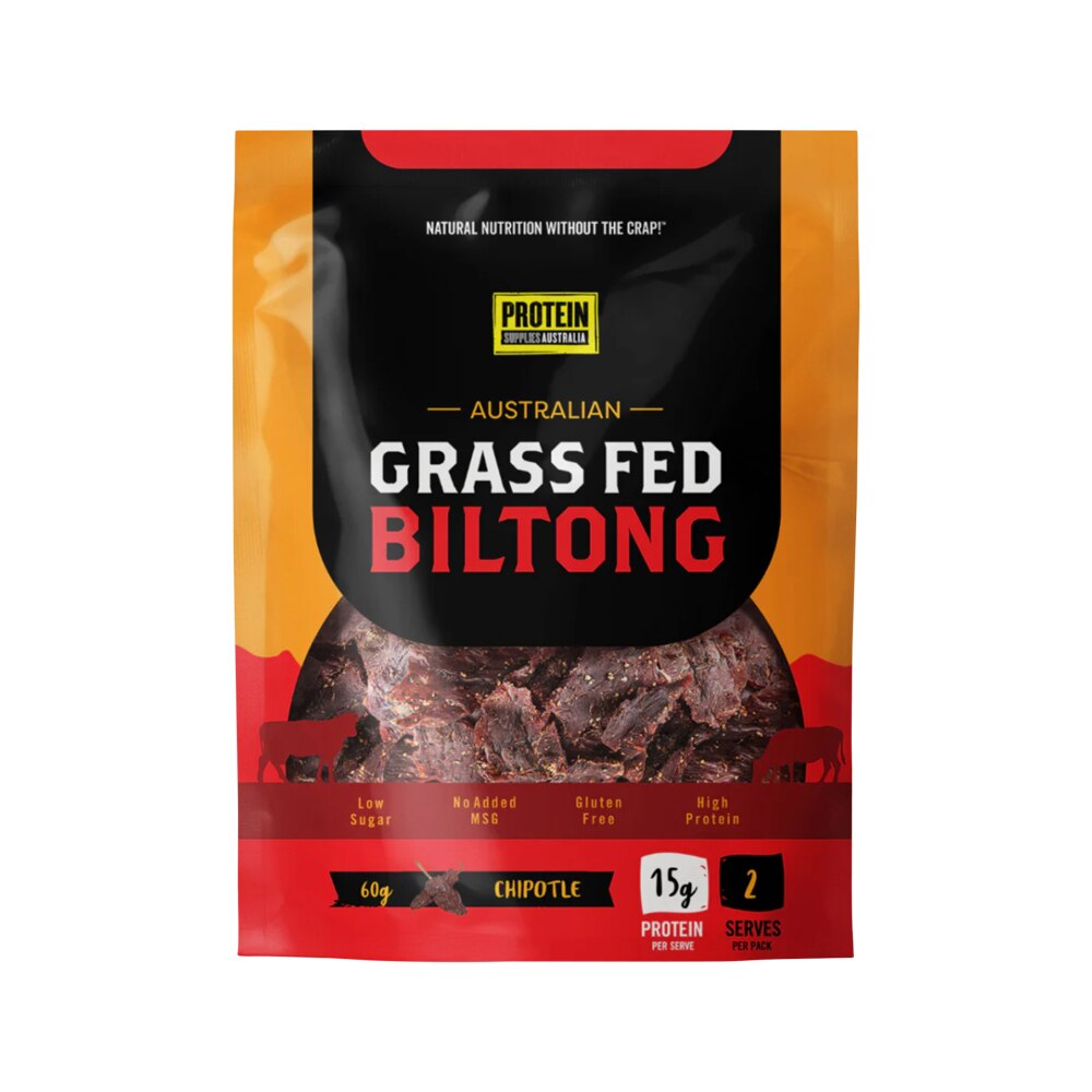 Protein Supplies Biltong Beef Chipotle 60g