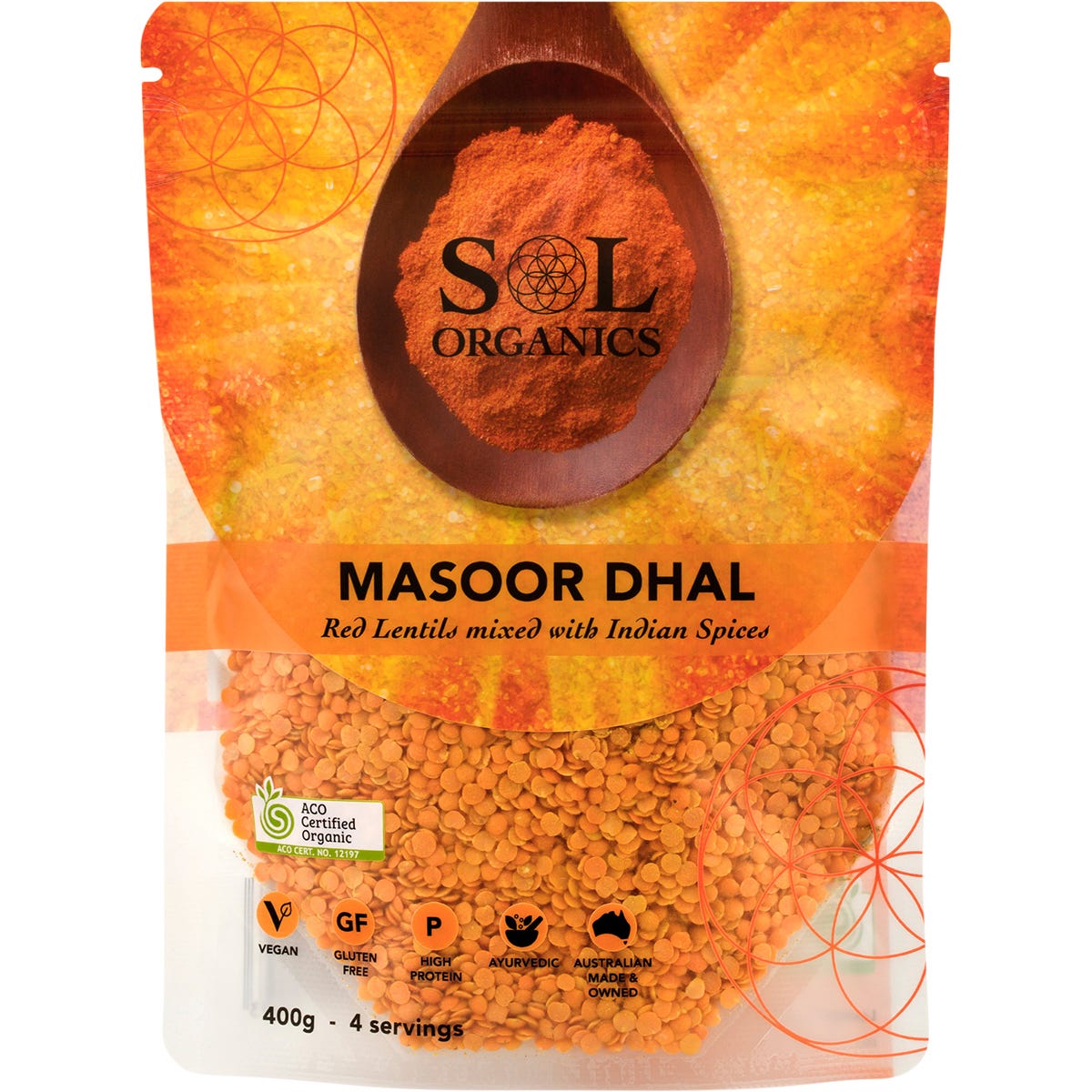 Masoor Dhal Red Lentil Mix 400g