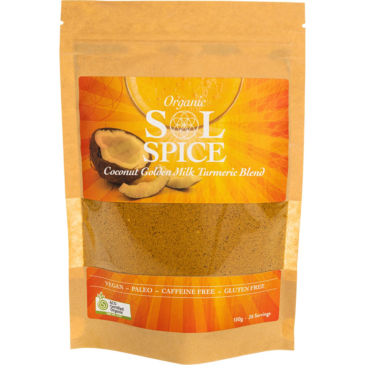 Coconut Golden Milk Turmeric Blend 130g