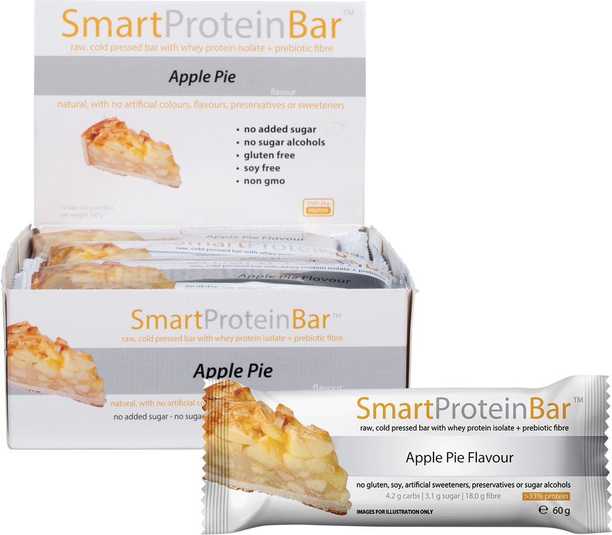 Apple Pie Flavour Protein Bar 12x60g