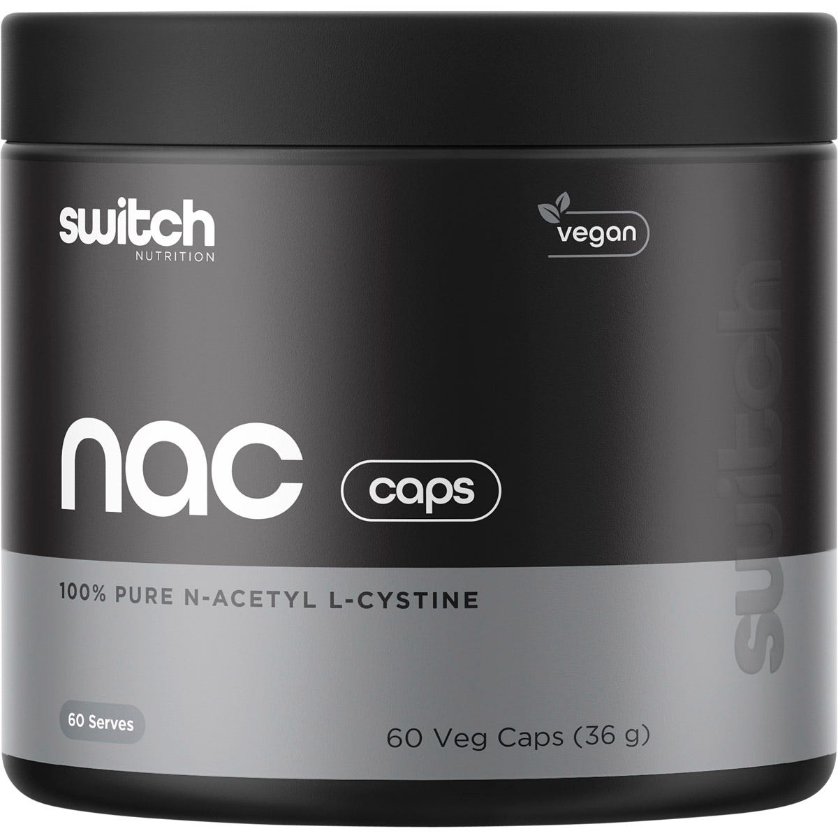 NAC 100% N-Acetyl L-Cysteine 60 Caps