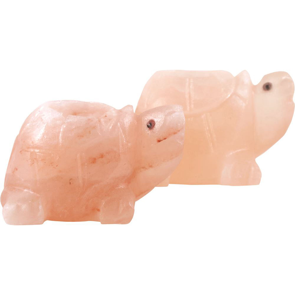 Saltco Salt Crystal Tea Light Turtle X 2
