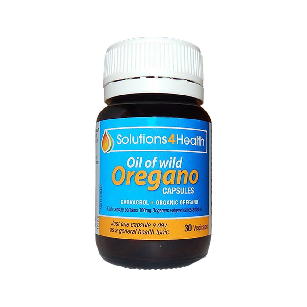 Solut 4 Health Org Oil Wild Oregano Capsules 30vc
