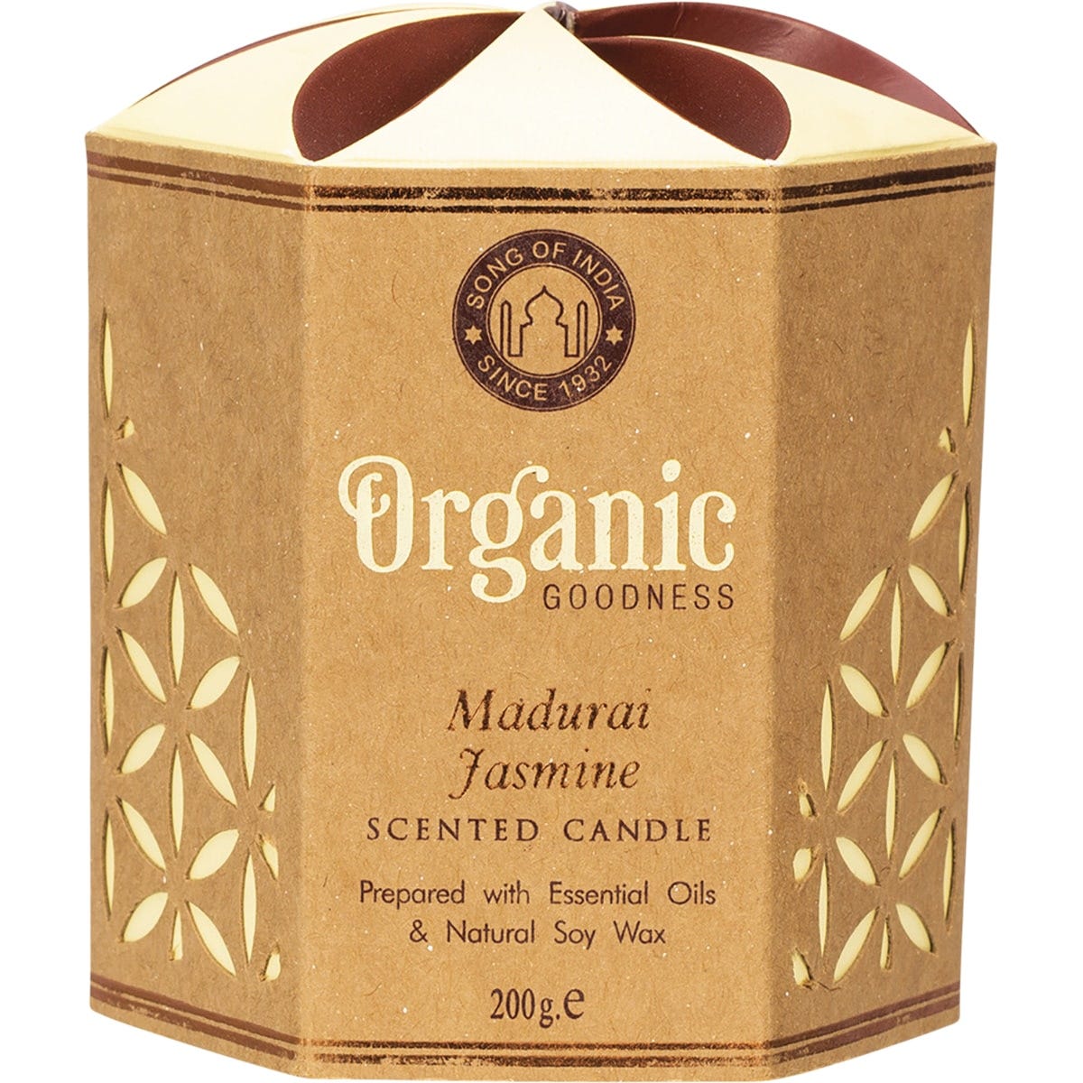 Natural Soy Wax Candle Madurai Jasmine 200g
