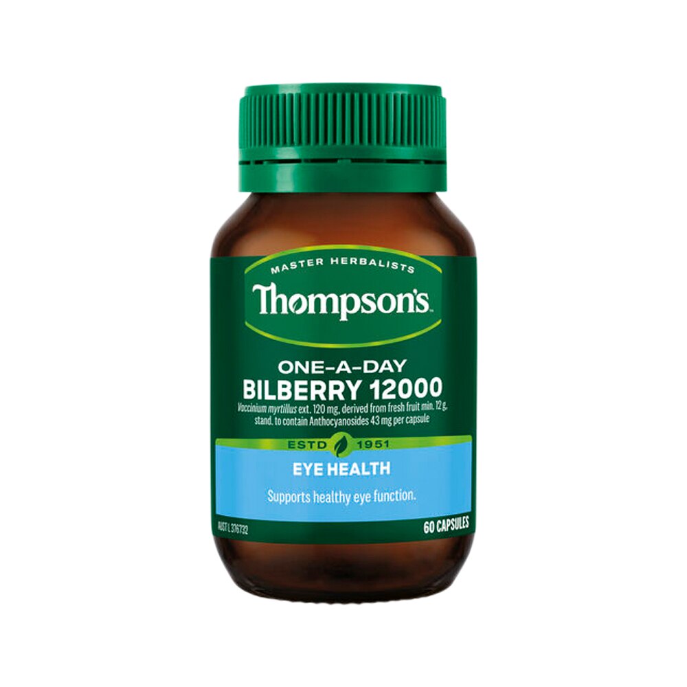 Thompsons One A Day Bilberry 12000 60c